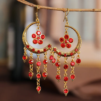 Gypsy Retro bohemian Flower Earrings