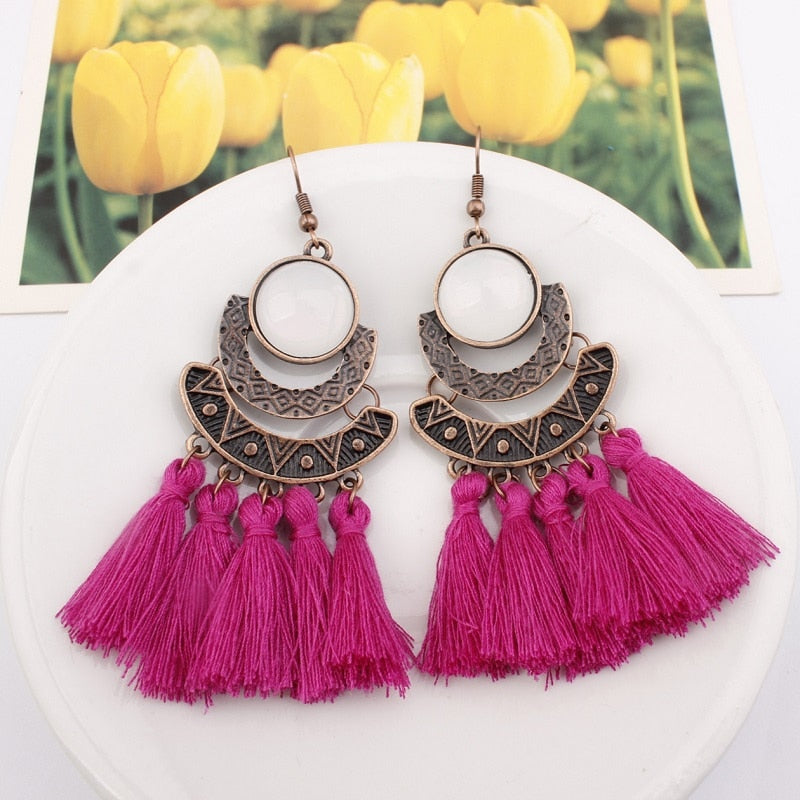 Bohemian Drop Hanging Dangle Earrings