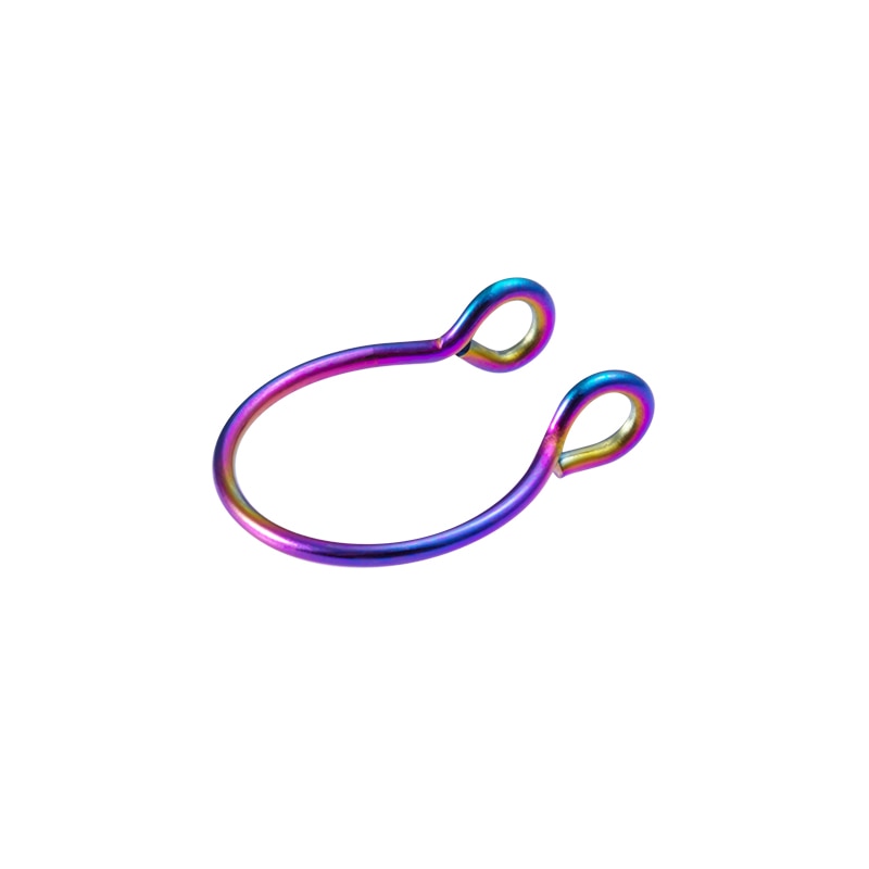 1-5pcs Fake Piercing Nose Ring Hoop