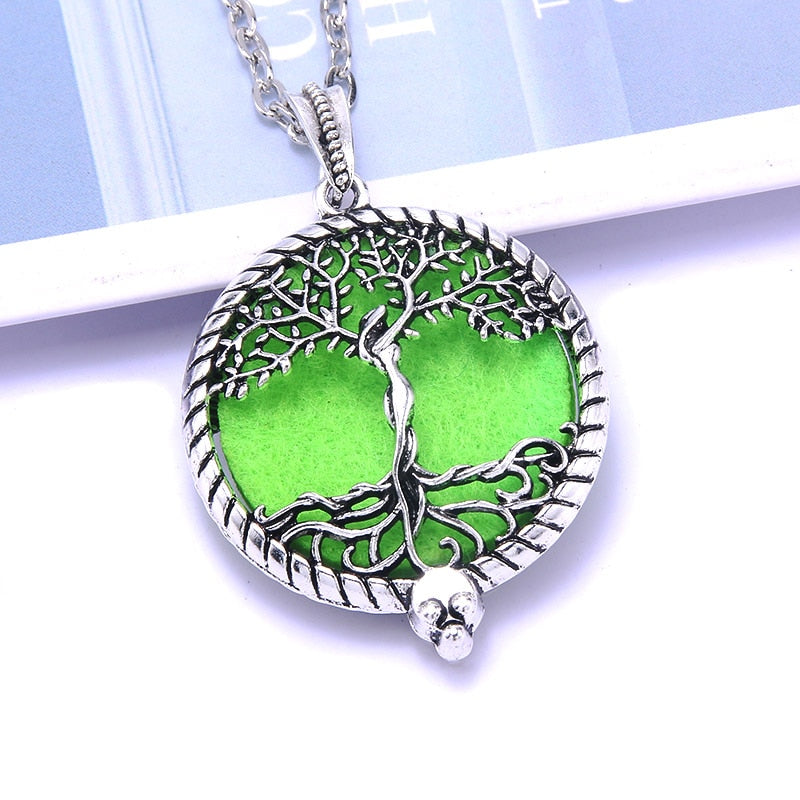 1pcs Aroma Diffuser Pendant Locket Necklace with Pads