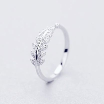 Simple Fashion Silver Color Adjustable Ring For Women