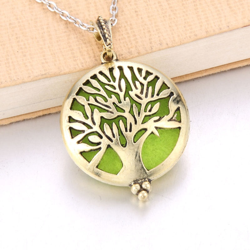 1pcs Aroma Diffuser Pendant Locket Necklace with Pads