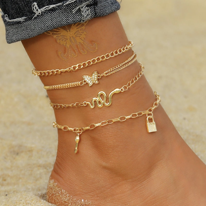 Summer Beach Ankle Bracelets For Women