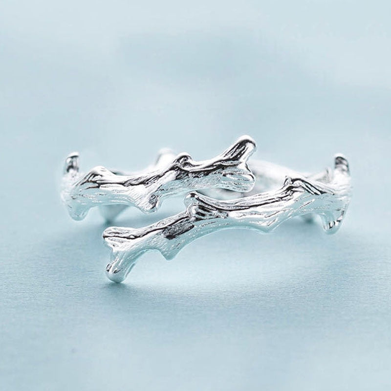 Simple Fashion Silver Color Adjustable Ring For Women