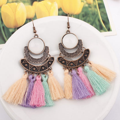 Bohemian Drop Hanging Dangle Earrings