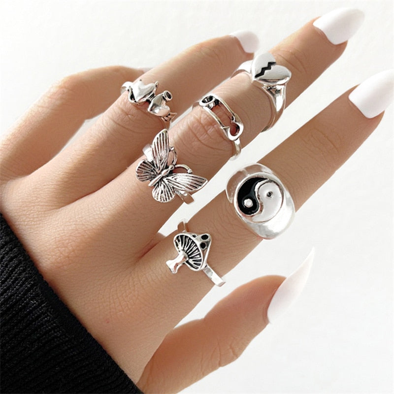 Bohemian Knuckle Ring Sets for Women