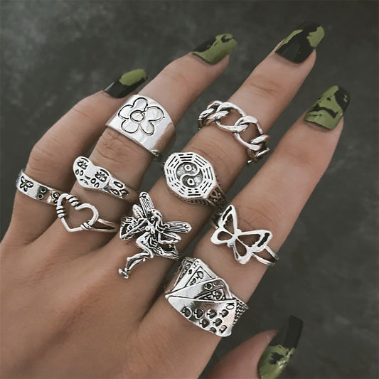 Bohemian Knuckle Ring Sets for Women