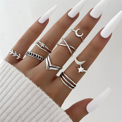 Bohemian Knuckle Ring Sets for Women