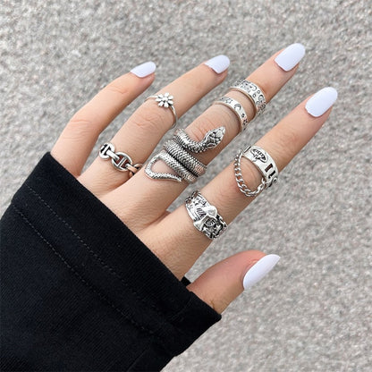 Bohemian Knuckle Ring Sets for Women