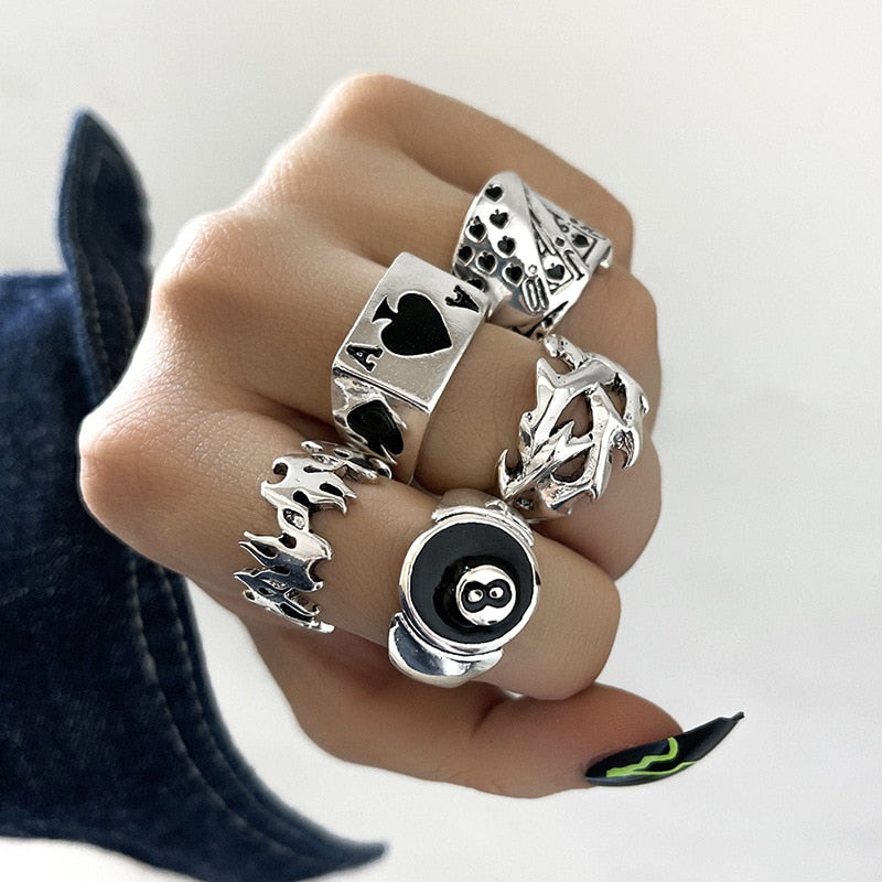 Bohemian Knuckle Ring Sets for Women