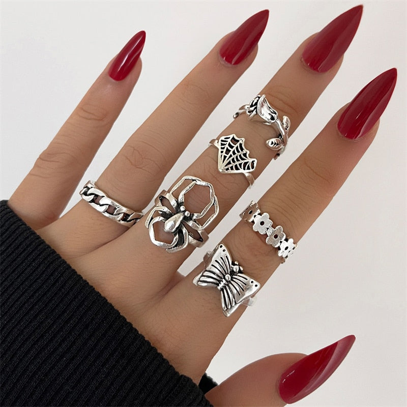 Bohemian Knuckle Ring Sets for Women