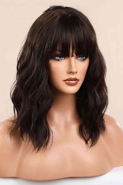 12" Natural Looking Synthetic Bobo Wig with Heat-Safe Cap