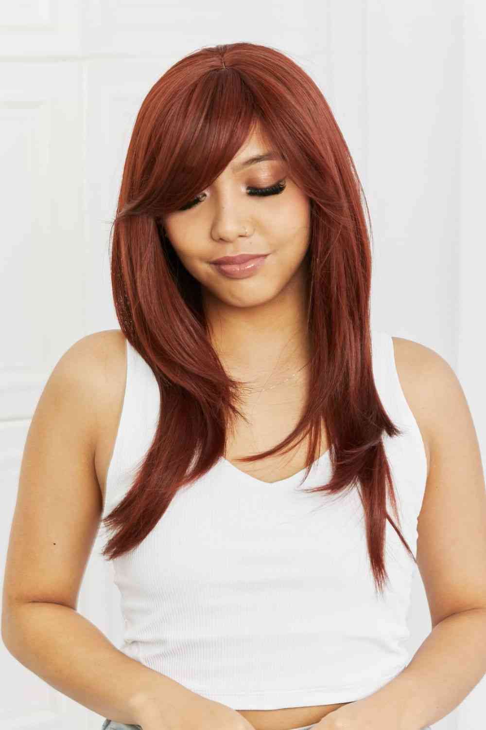 20" Mid-Length Wave Synthetic Wig with Heat Safe Cap