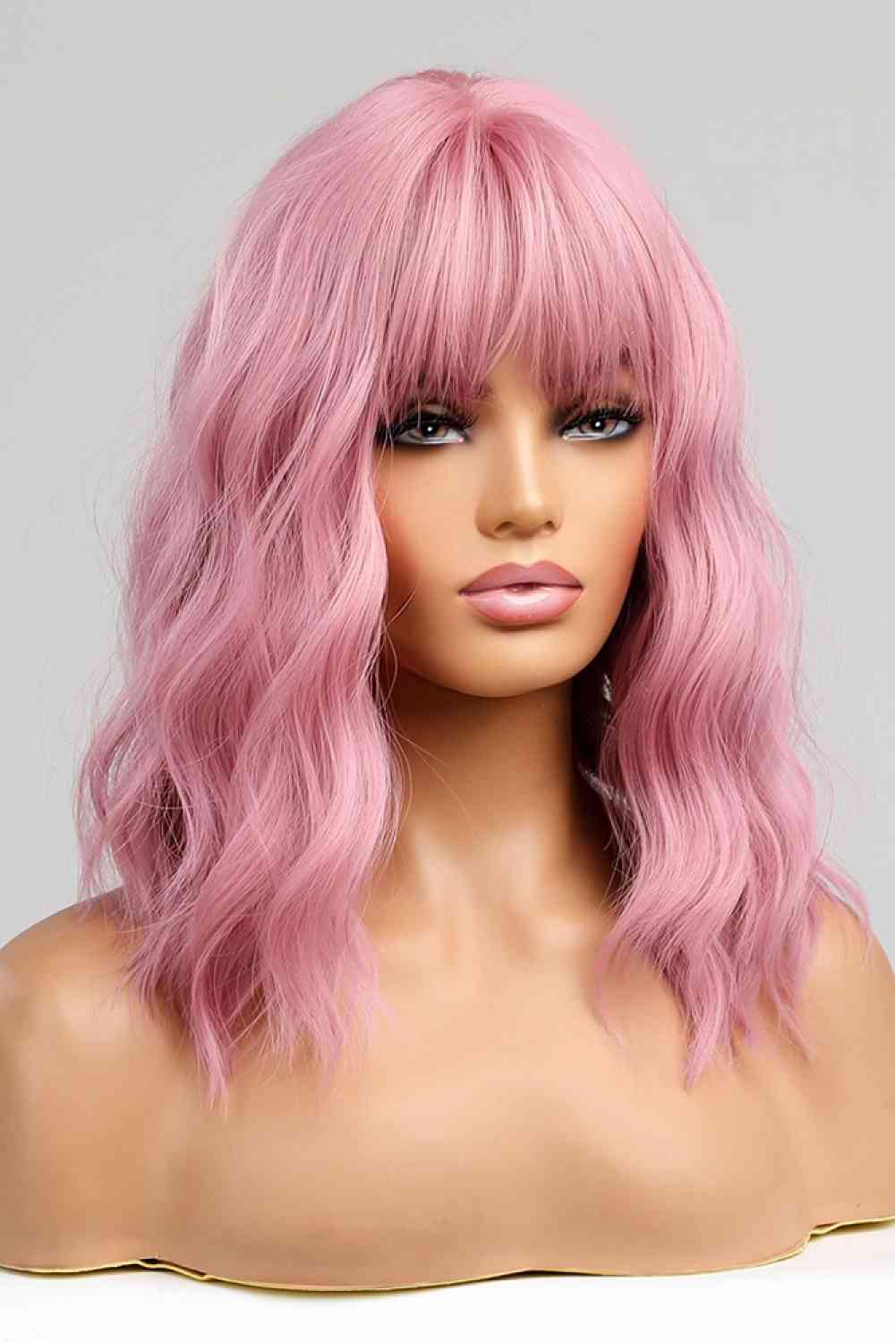 Chic 12-Inch Bobo Wave Synthetic Wigs for Effortless Style