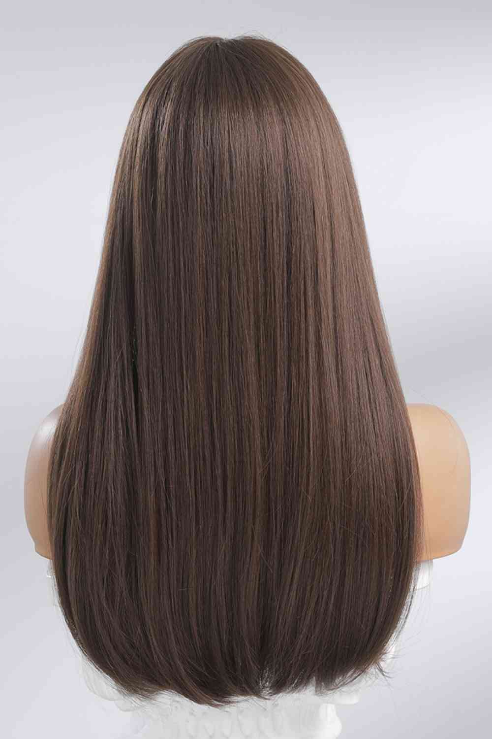 Full Machine 26" Long Straight Synthetic Wig - Heat Safe & Easy Maintenance