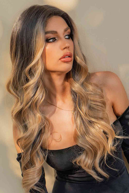 13x2" Lace Front Long Wave Wig - 150% Density, 26" Synthetic Hair