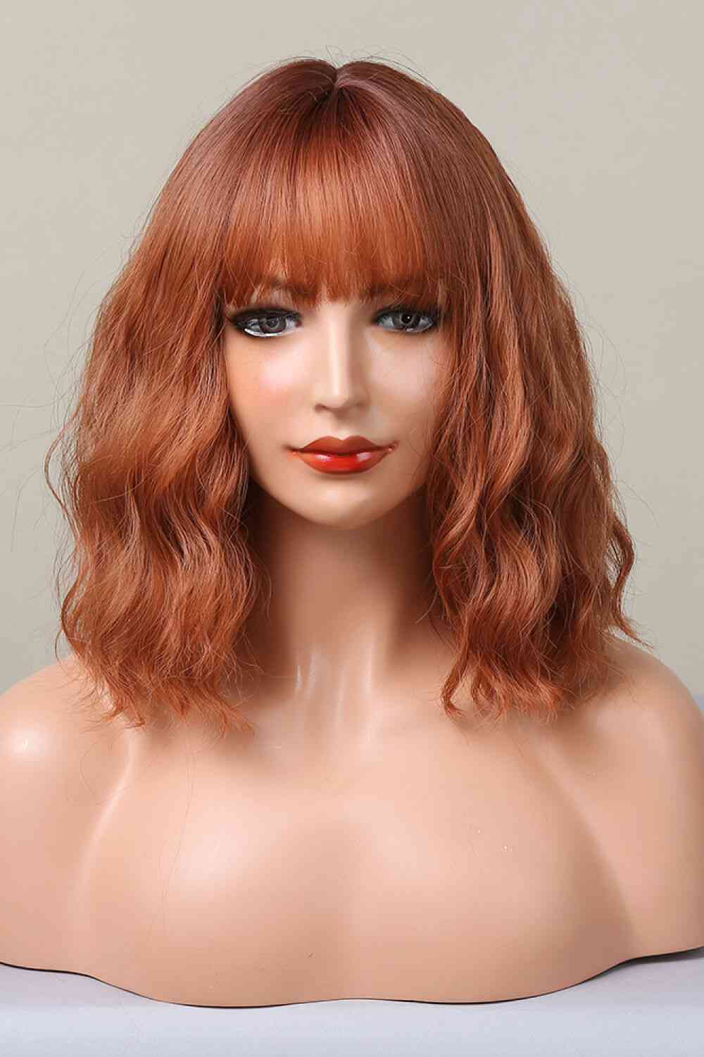 Chic 12-Inch Bobo Wave Synthetic Wigs for Effortless Style